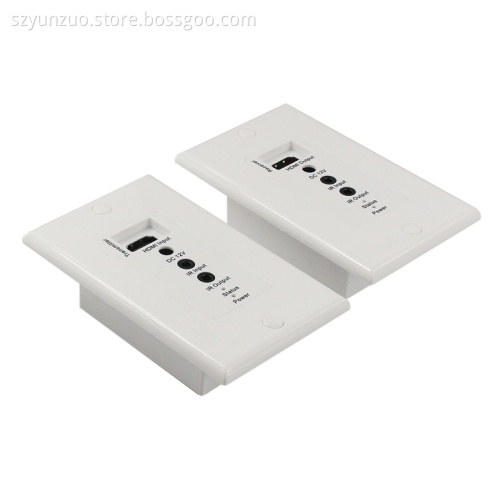 HDMI Extender 50M Wallplate white
